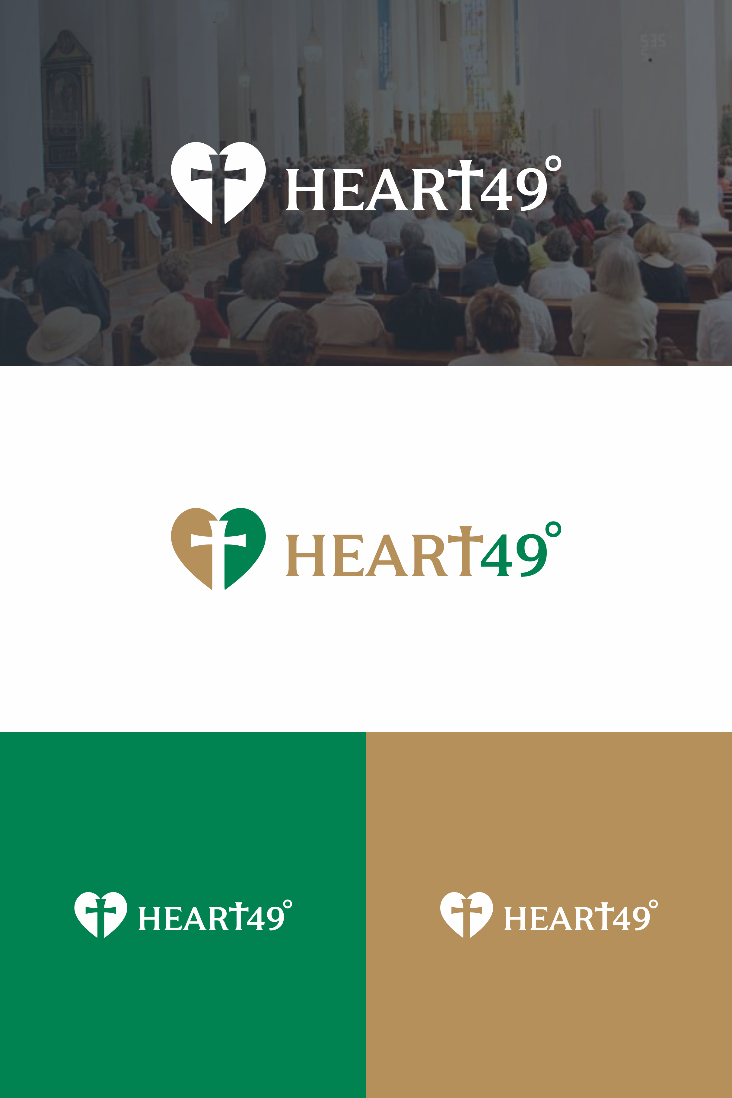 Logo Design by ndra for heart49° | Design #37756610
