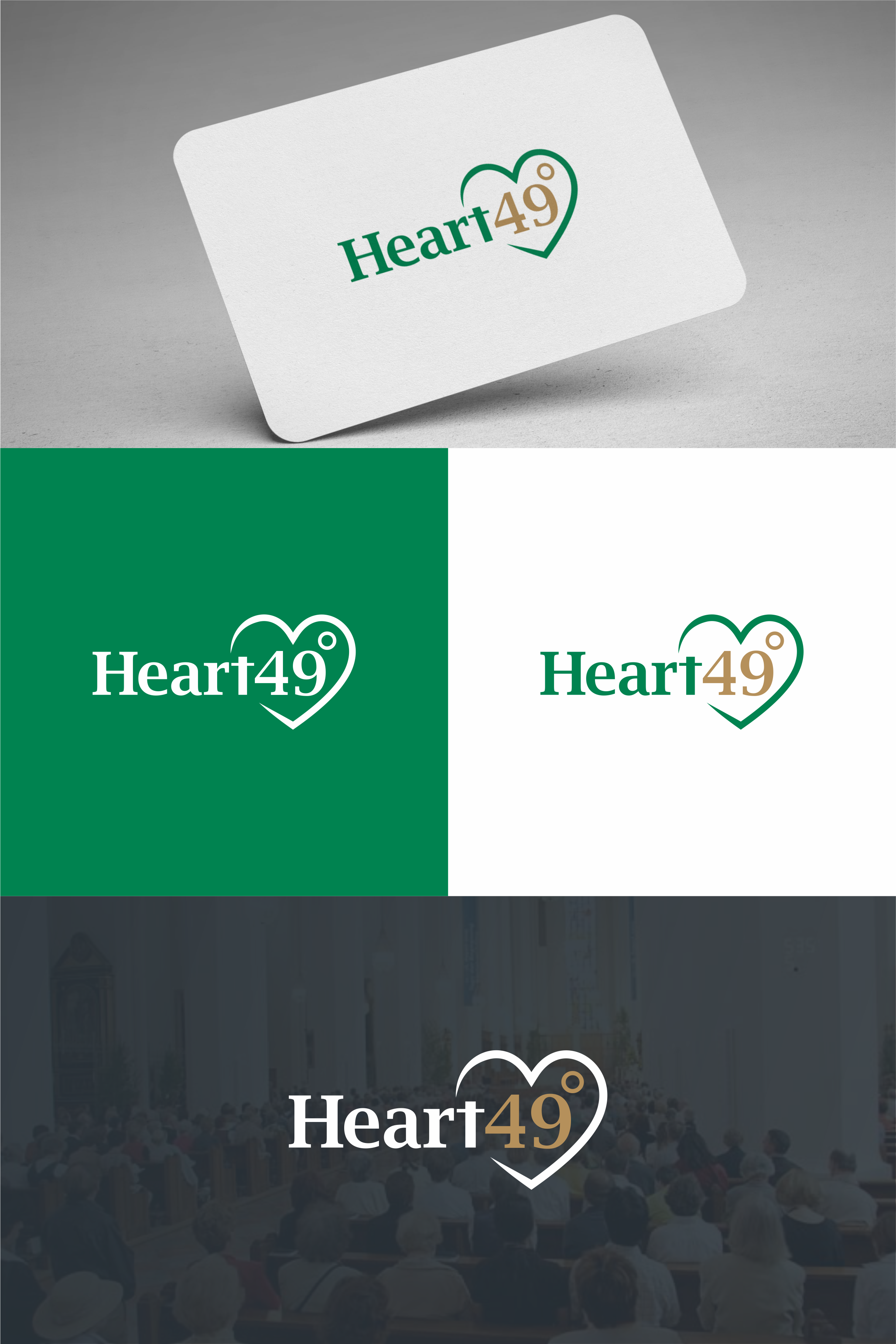 Logo Design by ndra for heart49° | Design #37757146