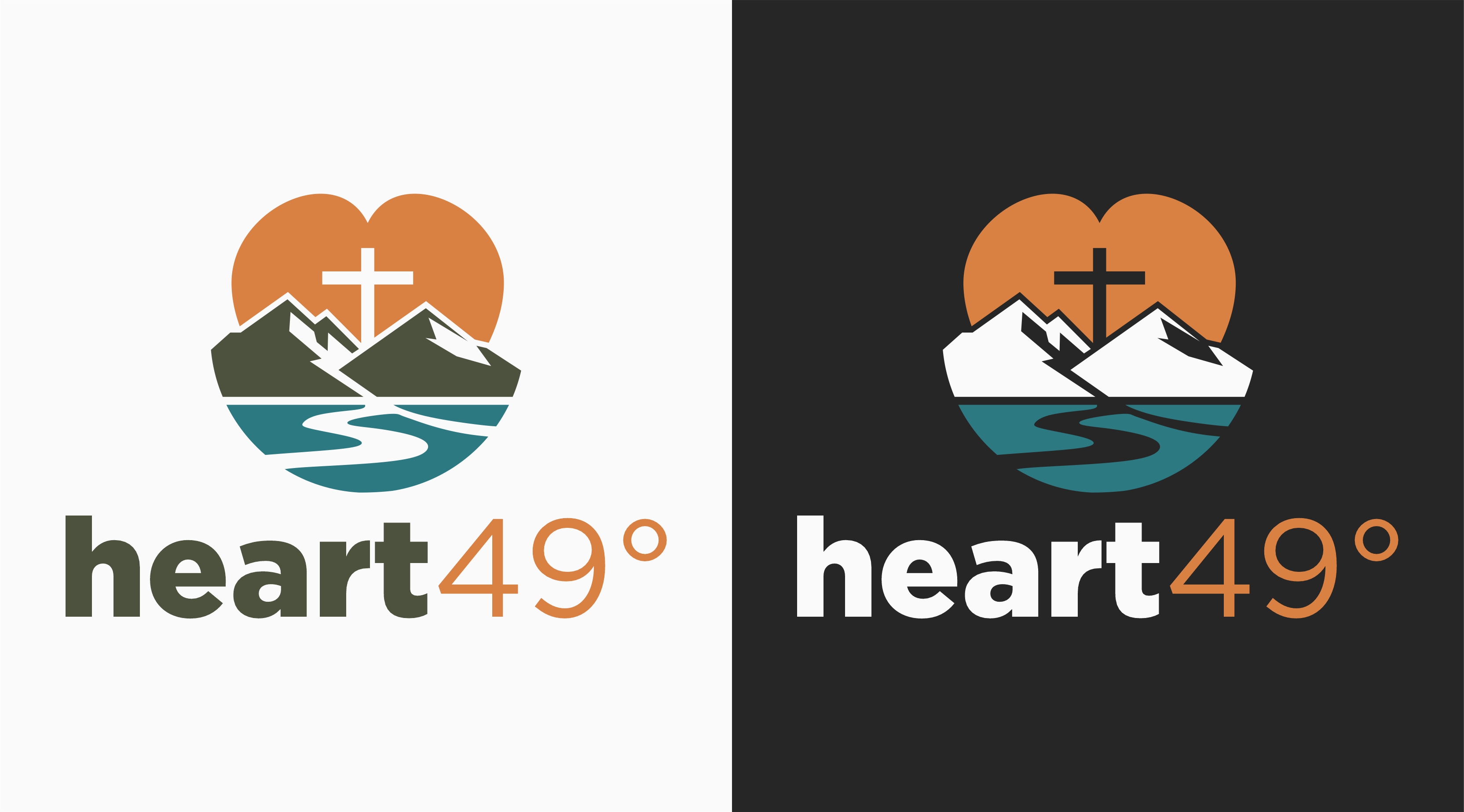 Logo Design by erikdesign for heart49° | Design #37756127