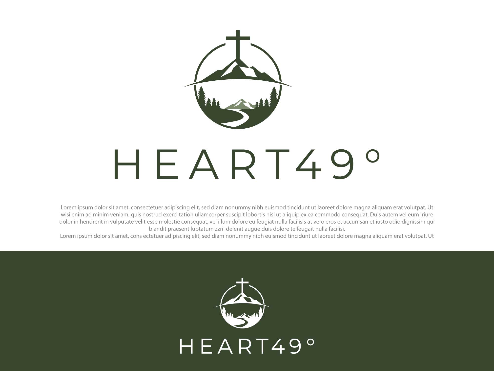 Logo Design by TBM Design for heart49° | Design #37770586