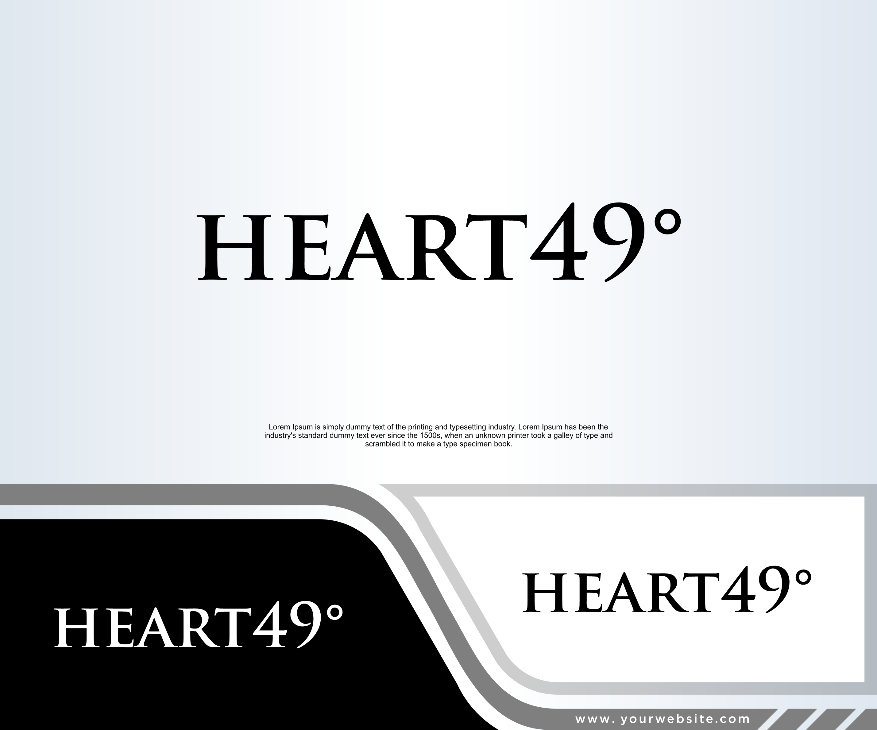 Logo Design by IKI IKU for heart49° | Design #37760172