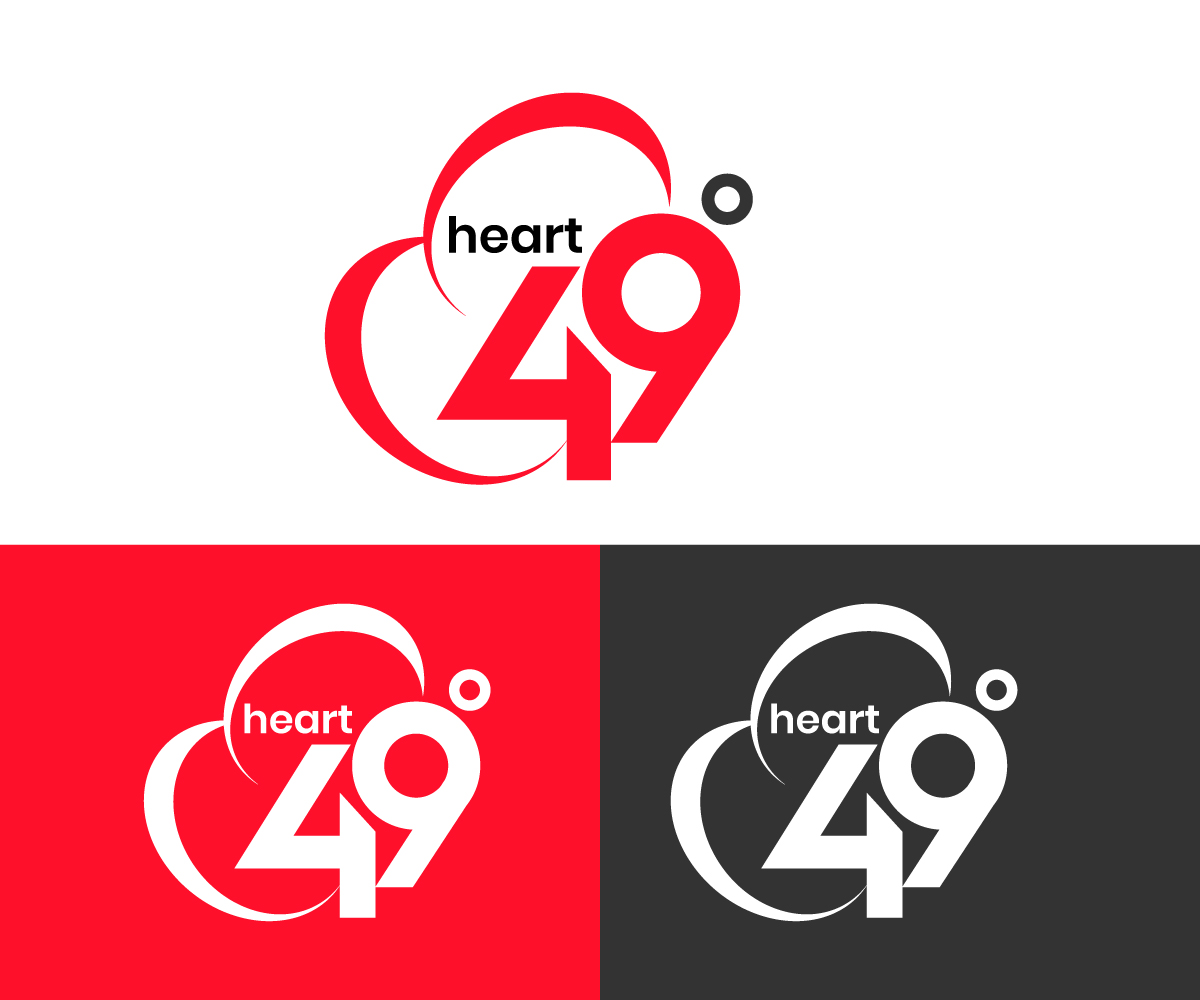 Logo Design by Design Radz for heart49° | Design #37776482
