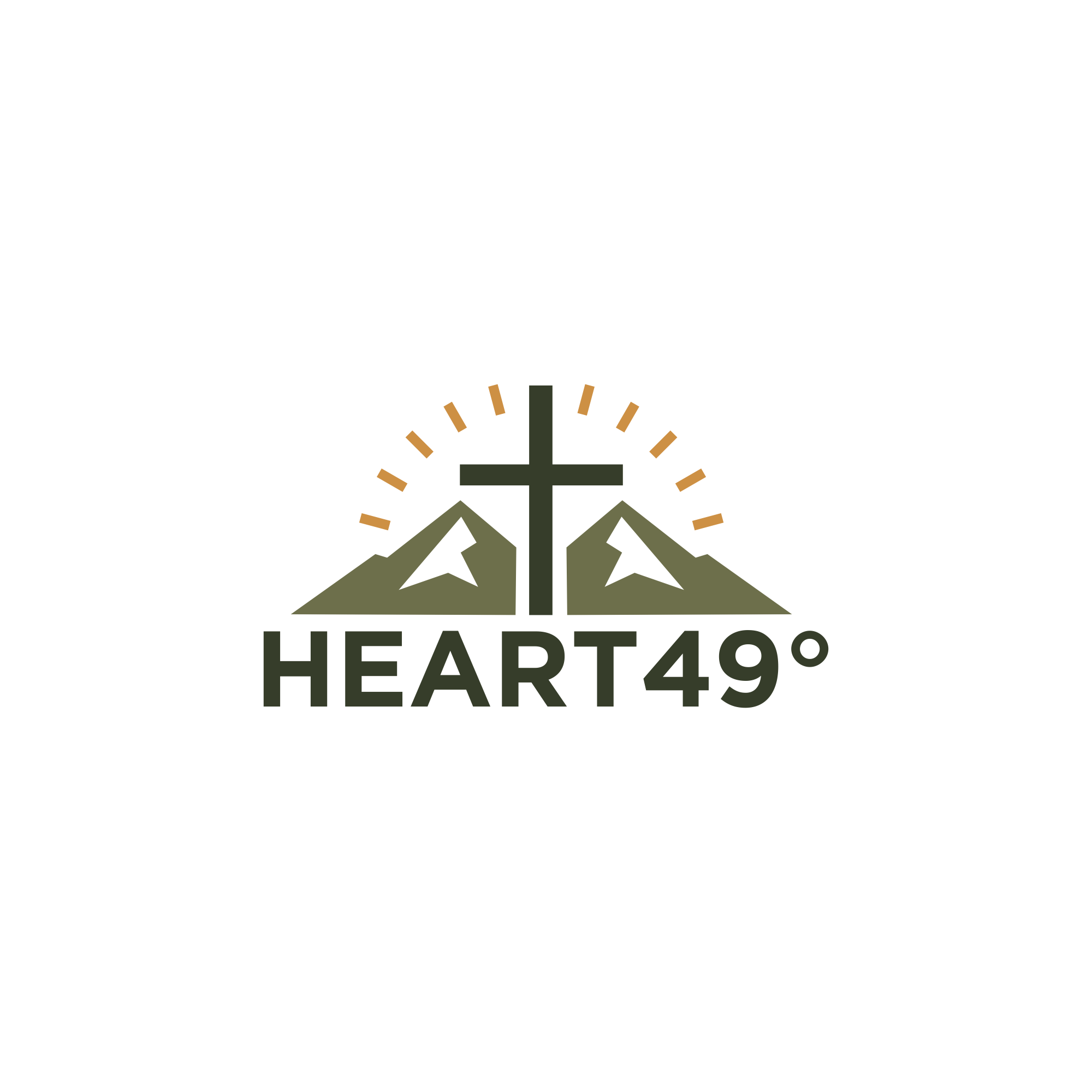 Logo Design by ni9 for heart49° | Design #37756164