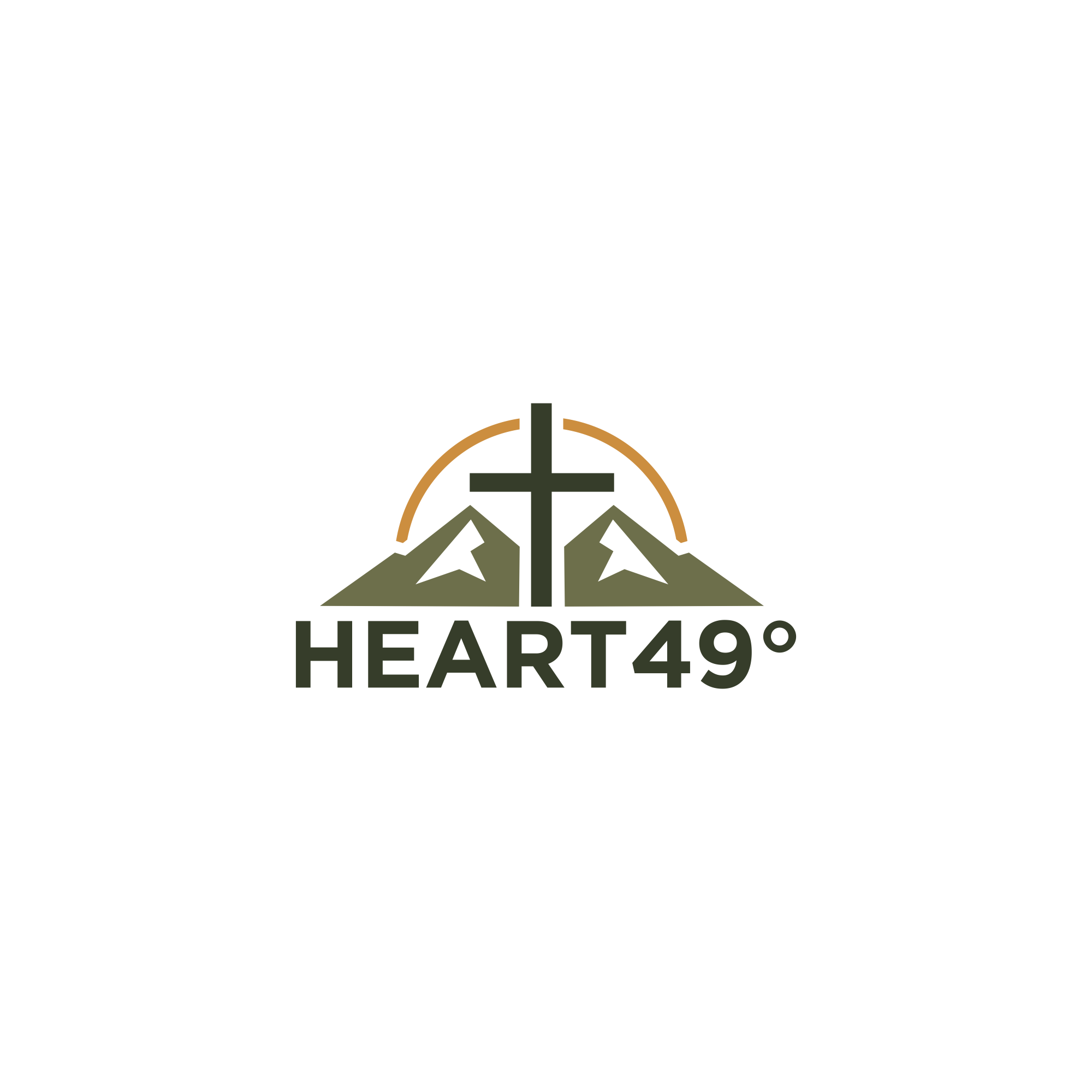 Logo Design by ni9 for heart49° | Design #37756176
