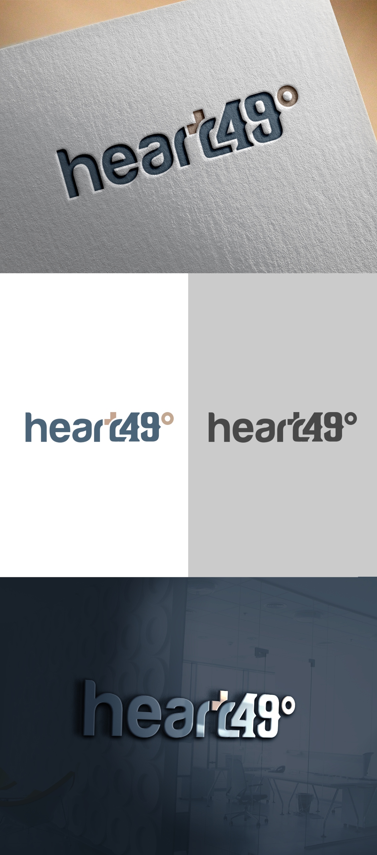 Logo Design by SANJU1 for heart49° | Design #37772402