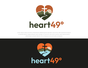 Logo Design by Logo Maker Zone for heart49° | Design: #37757143
