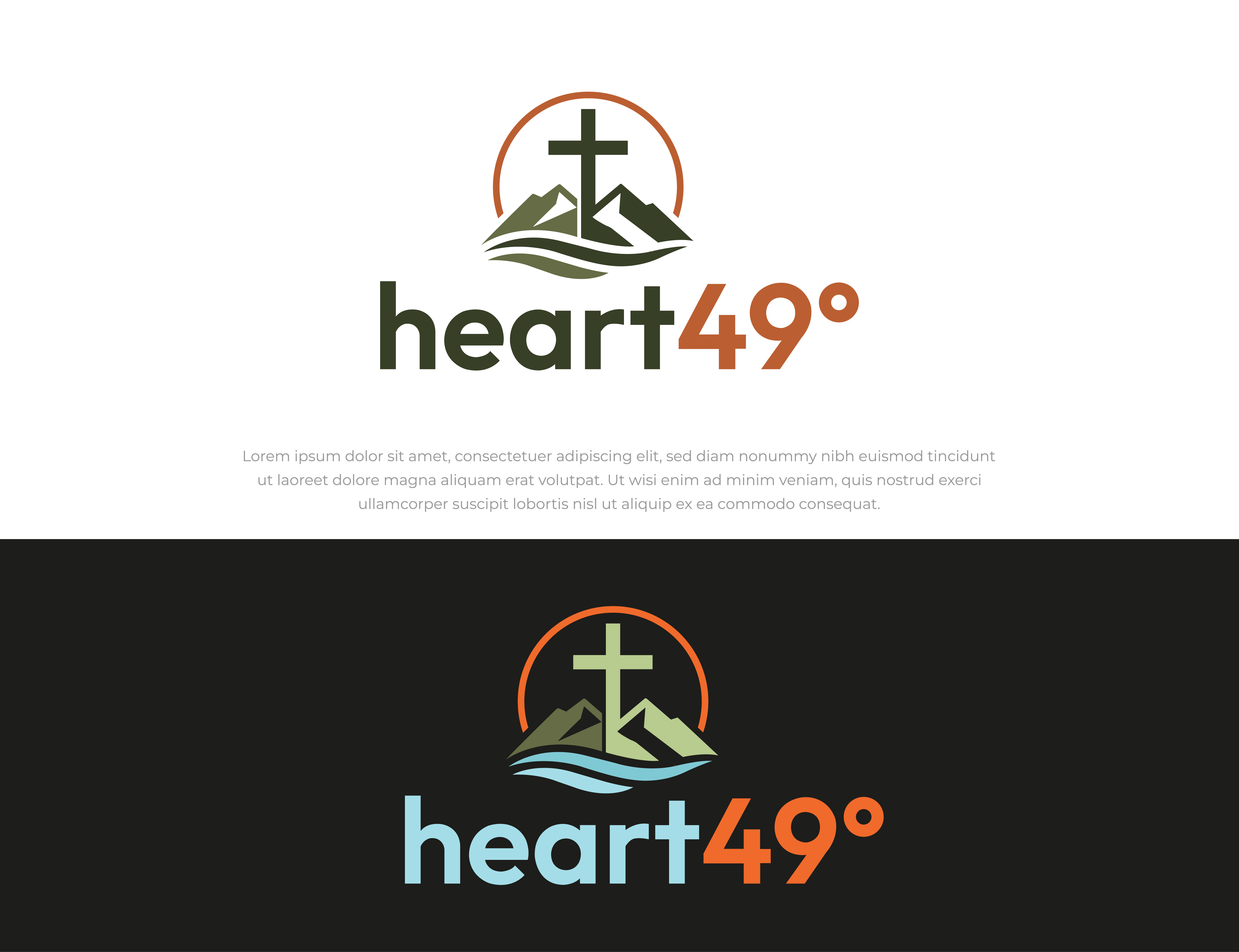 Logo Design by Logo Maker Zone for heart49° | Design #37757179