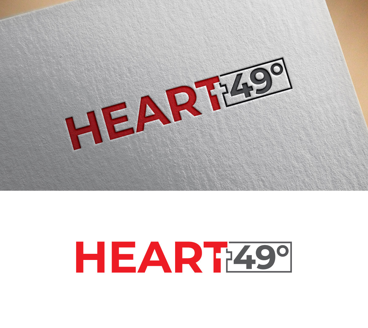 Logo Design by Alex75 for heart49° | Design #37766052
