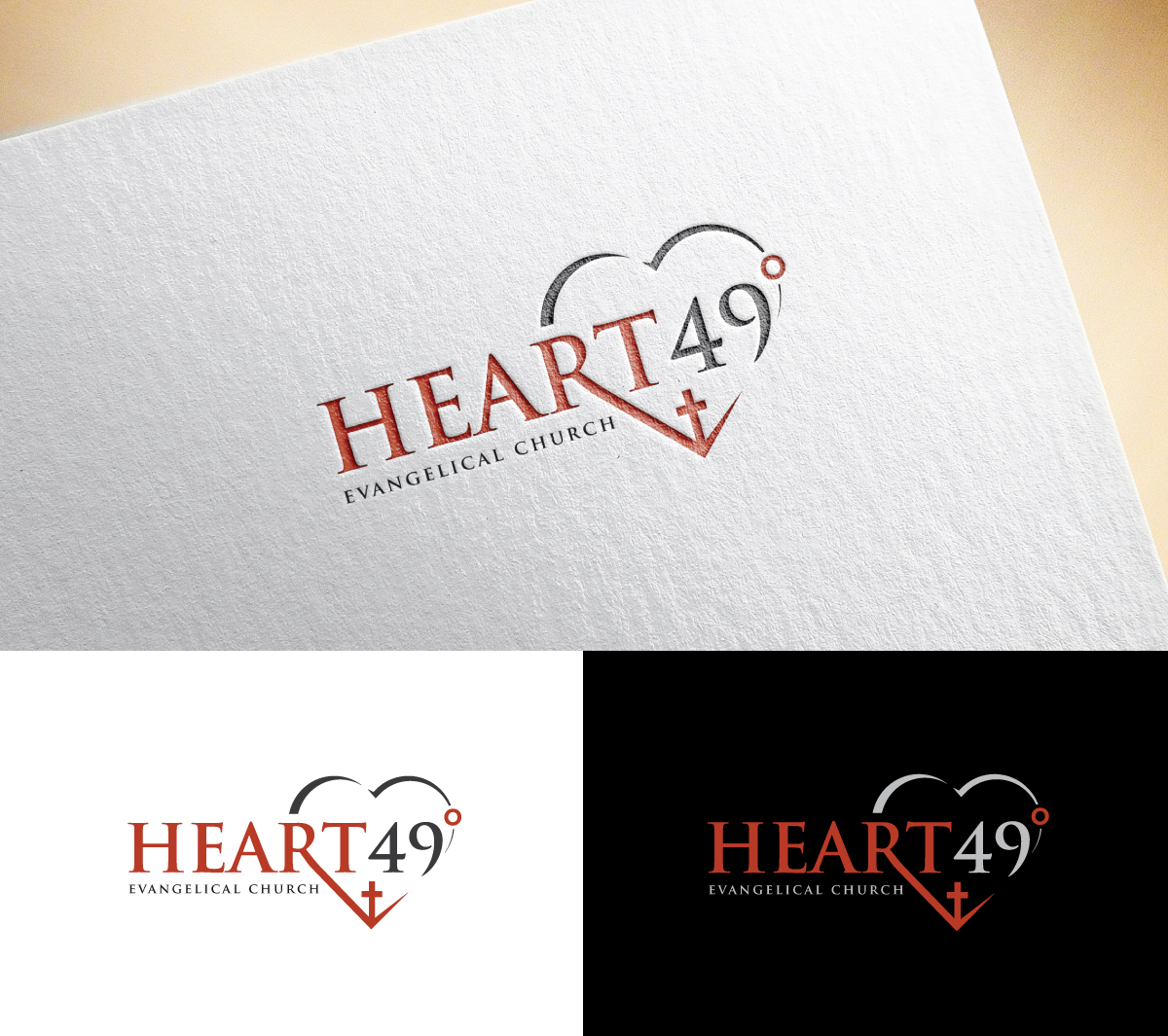 Logo Design by WB NAG for heart49° | Design #37756906