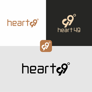 Logo Design by noktah for heart49° | Design: #37756435