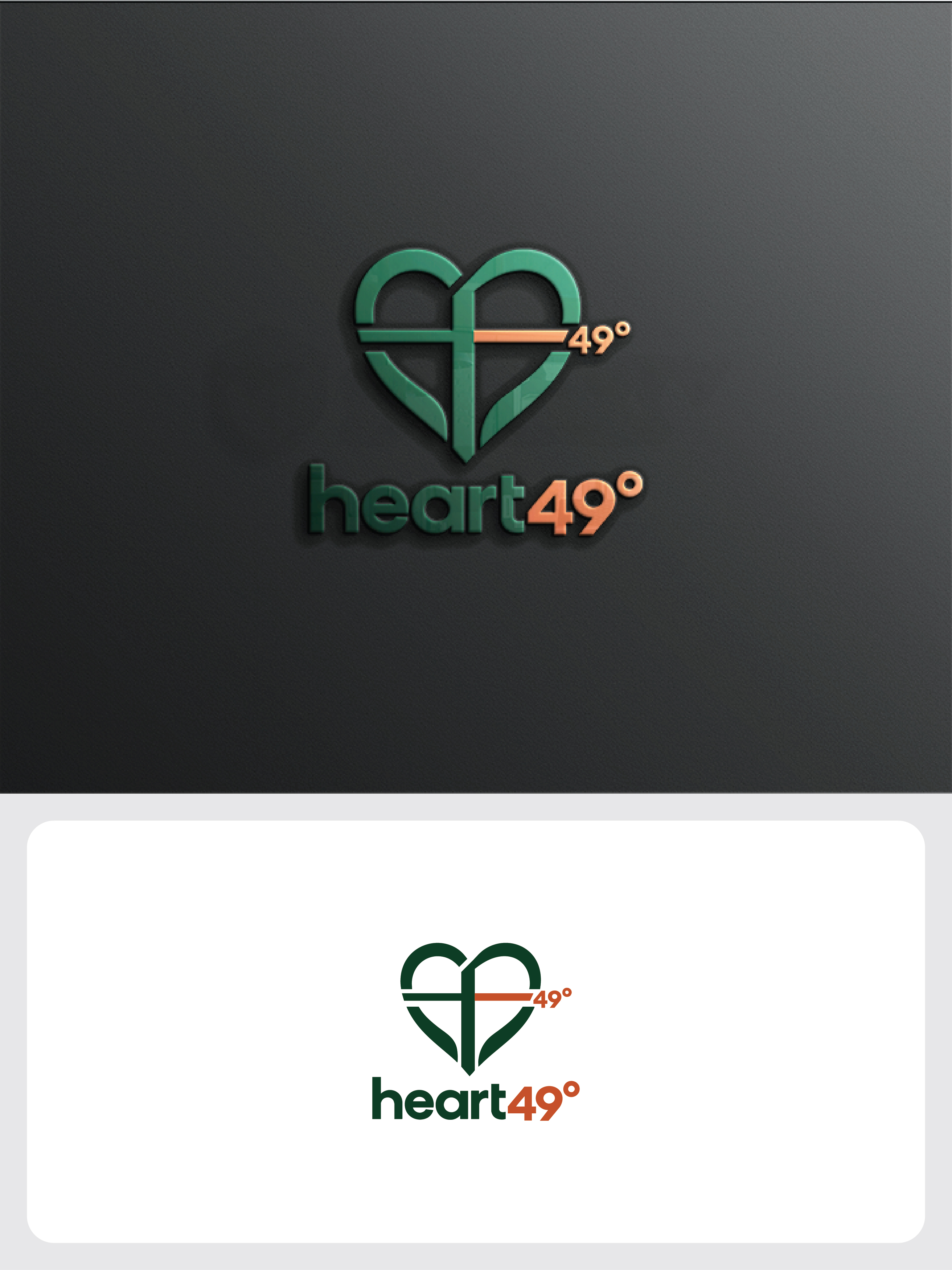 Logo Design by raju.creative for heart49° | Design #37761206