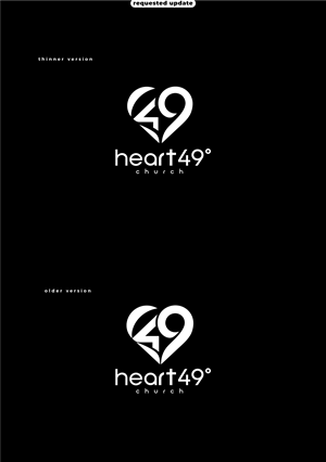 Logo Design by __Alom__ for heart49° | Design: #37805964