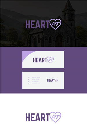 Logo Design by Annapoorna Design Co for heart49° | Design: #37776886