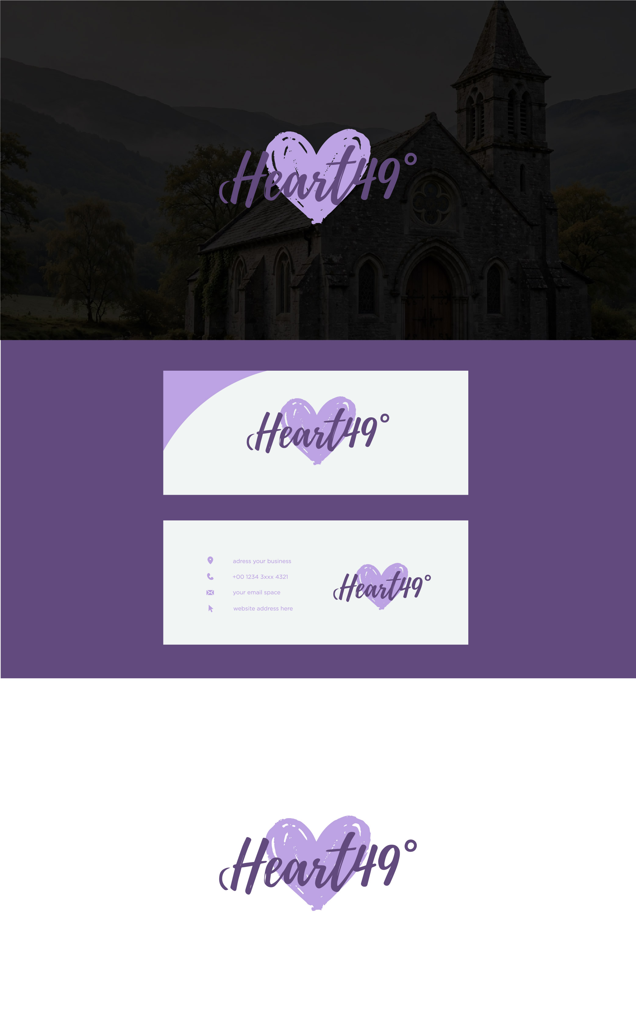 Logo Design by Annapoorna Design Co for heart49° | Design #37776893