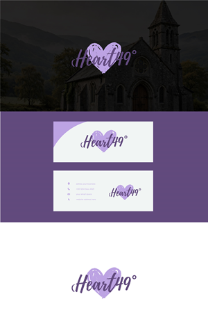 Logo Design by Annapoorna Design Co for heart49° | Design: #37776893