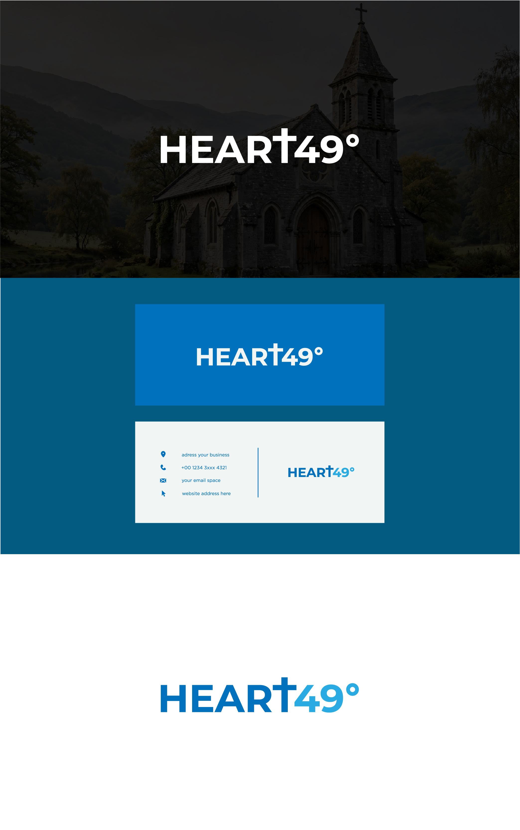 Logo Design by Annapoorna Design Co for heart49° | Design #37779491