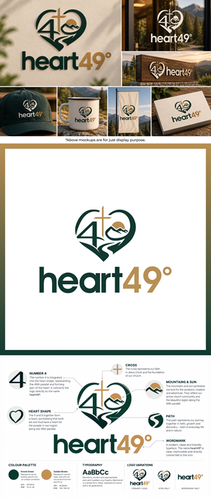 Logo Design by Latika M. for heart49° | Design: #37773620