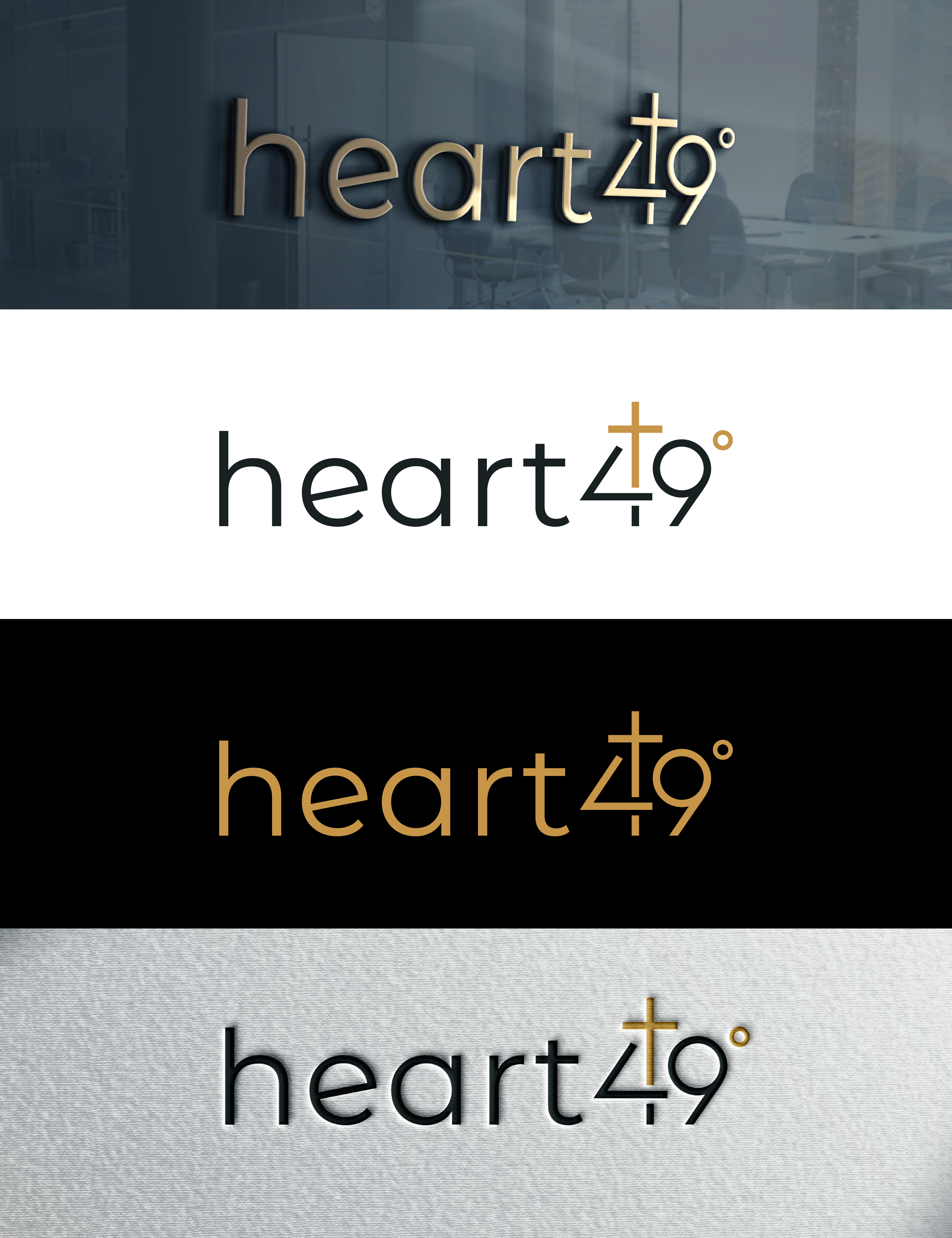 Logo Design by Studio Vertex for heart49° | Design #37757094