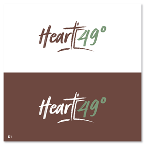Logo Design by Sujit Banerjee for heart49° | Design: #37757554