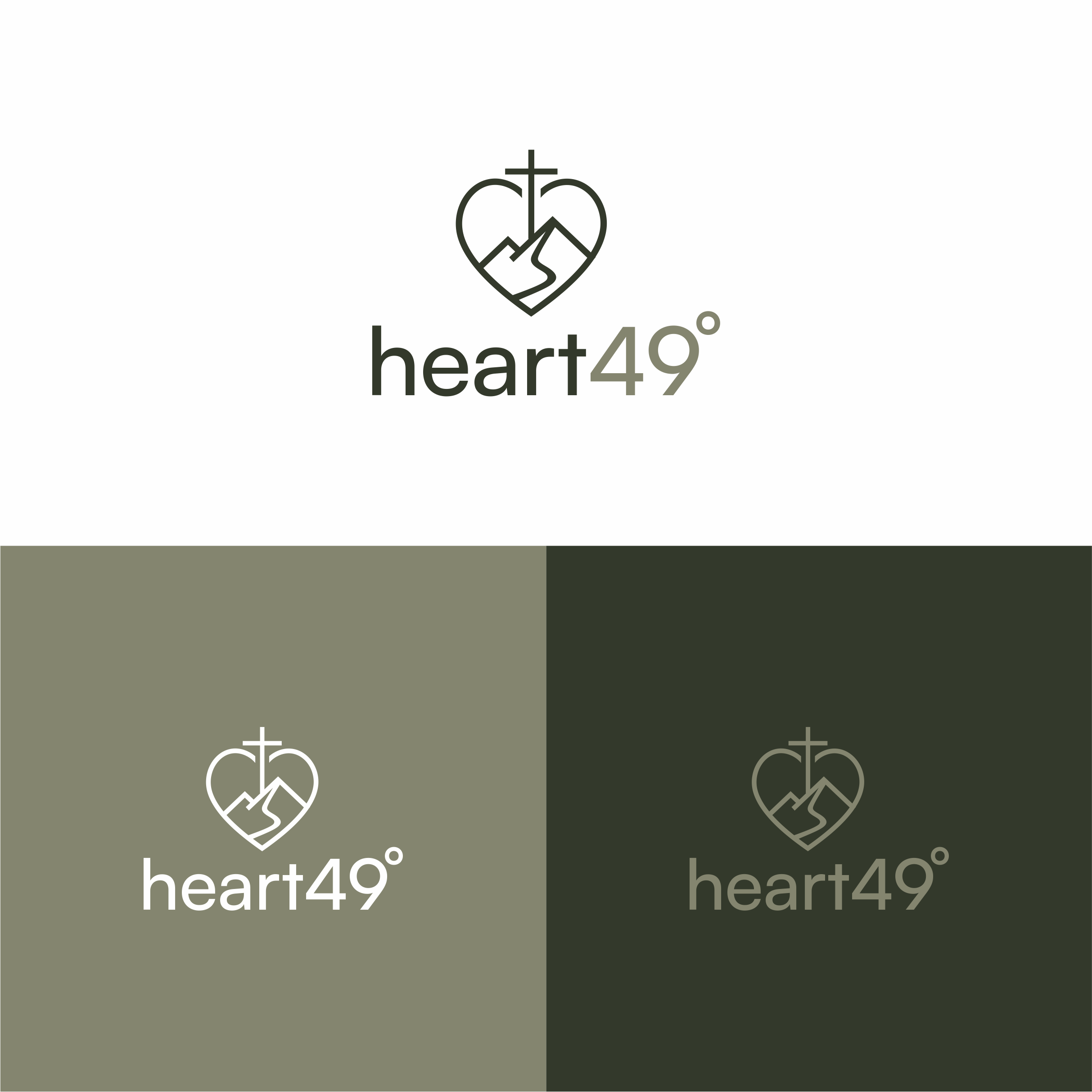Logo Design by achil78 for heart49° | Design #37759466