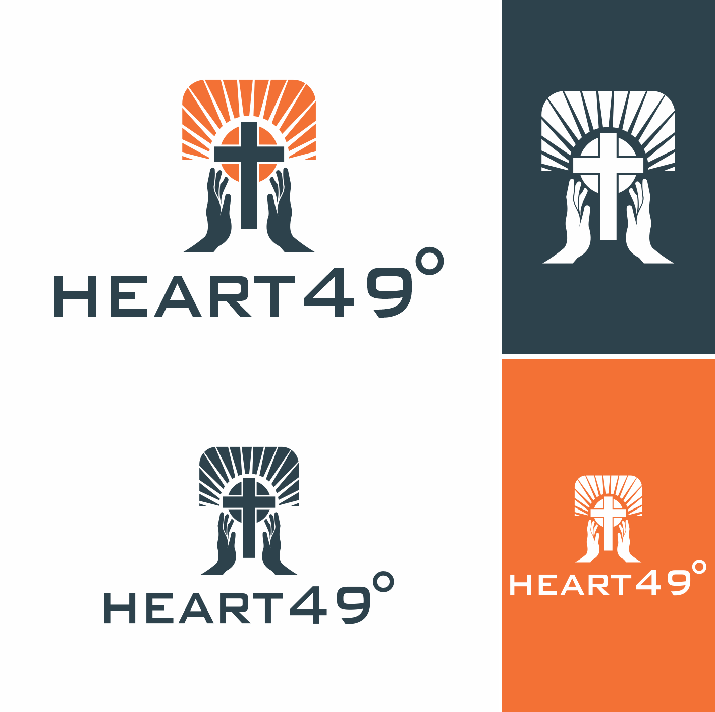 Logo Design by Barros Design for heart49° | Design #37770869