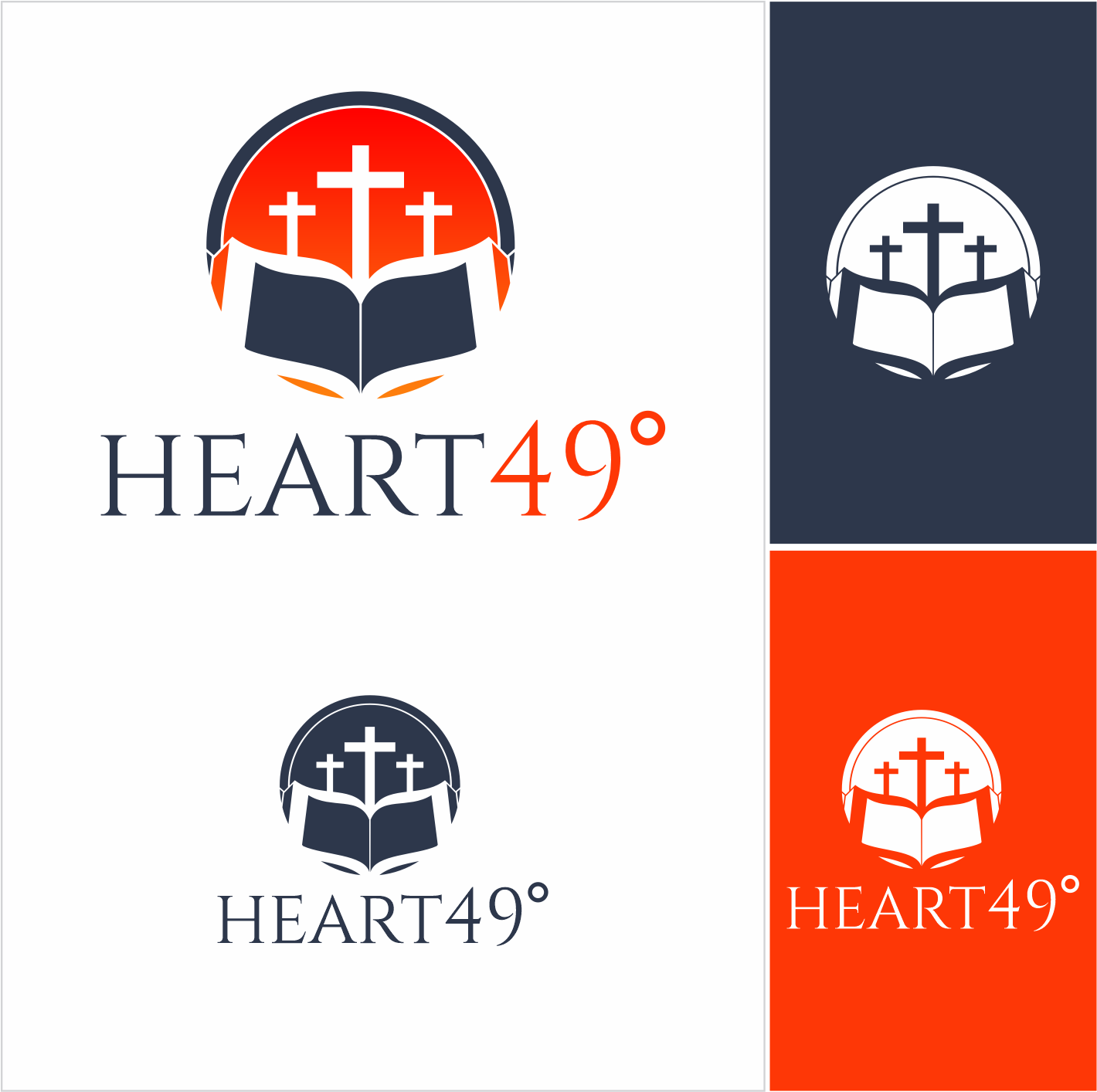 Logo Design by Barros Design for heart49° | Design #37770870