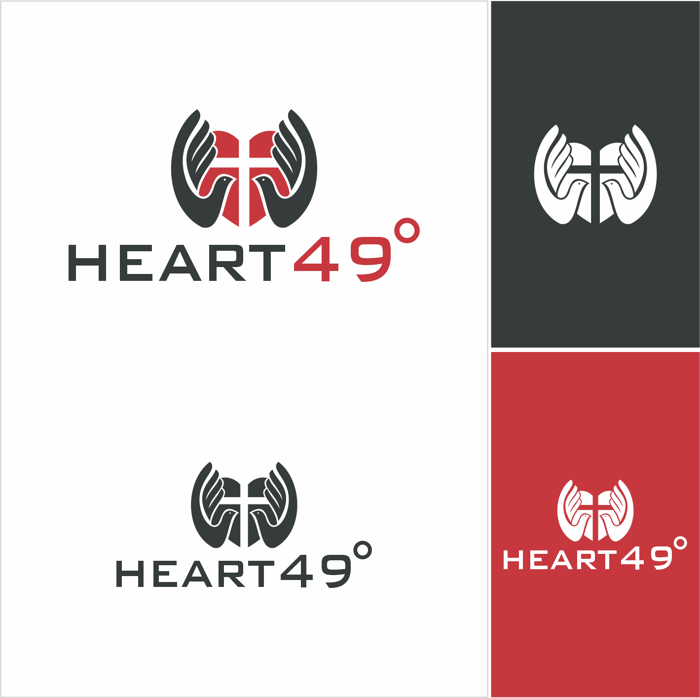 Logo Design by Barros Design for heart49° | Design #37770872
