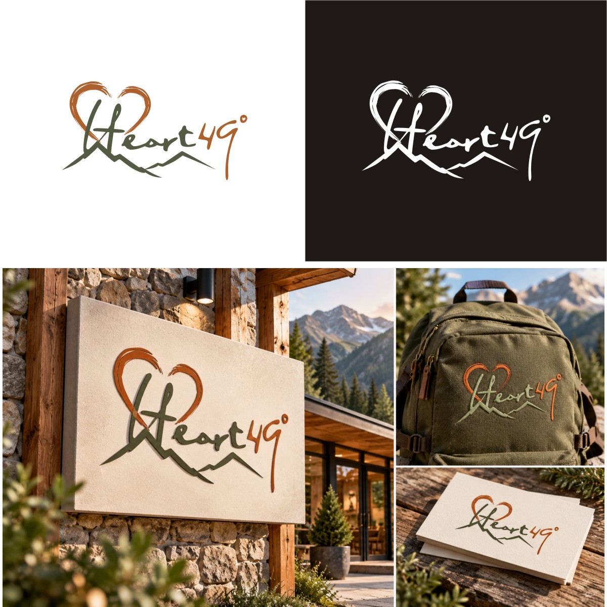 Logo Design by N83touchthesky for heart49° | Design #37756942