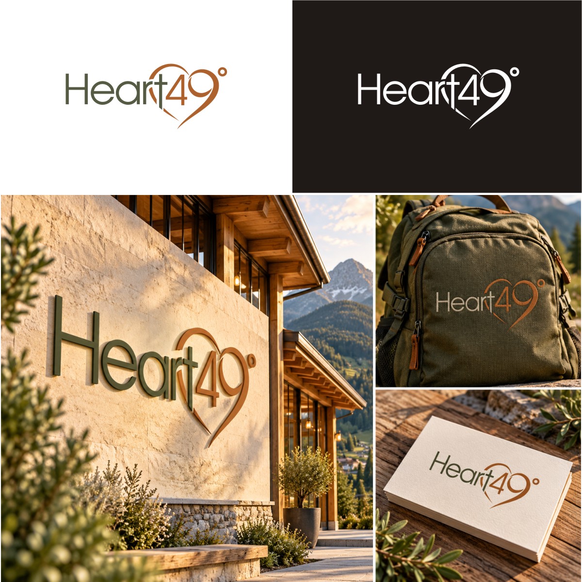 Logo Design by N83touchthesky for heart49° | Design #37757272