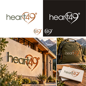 Logo Design by N83touchthesky for heart49° | Design: #37757450
