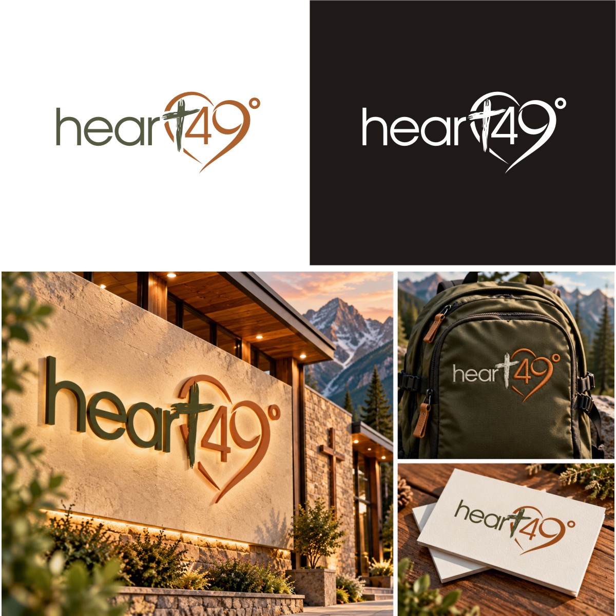 Logo Design by N83touchthesky for heart49° | Design #37758375