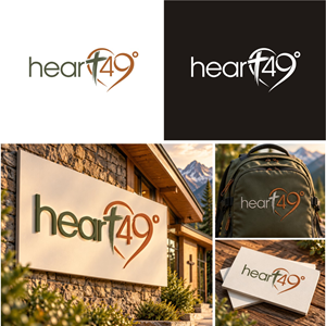 Logo Design by N83touchthesky for heart49° | Design: #37758379