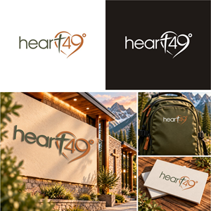 Logo Design by N83touchthesky for heart49° | Design: #37759903