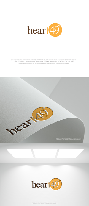 Logo Design by zebronicgraphic for heart49° | Design: #37757871