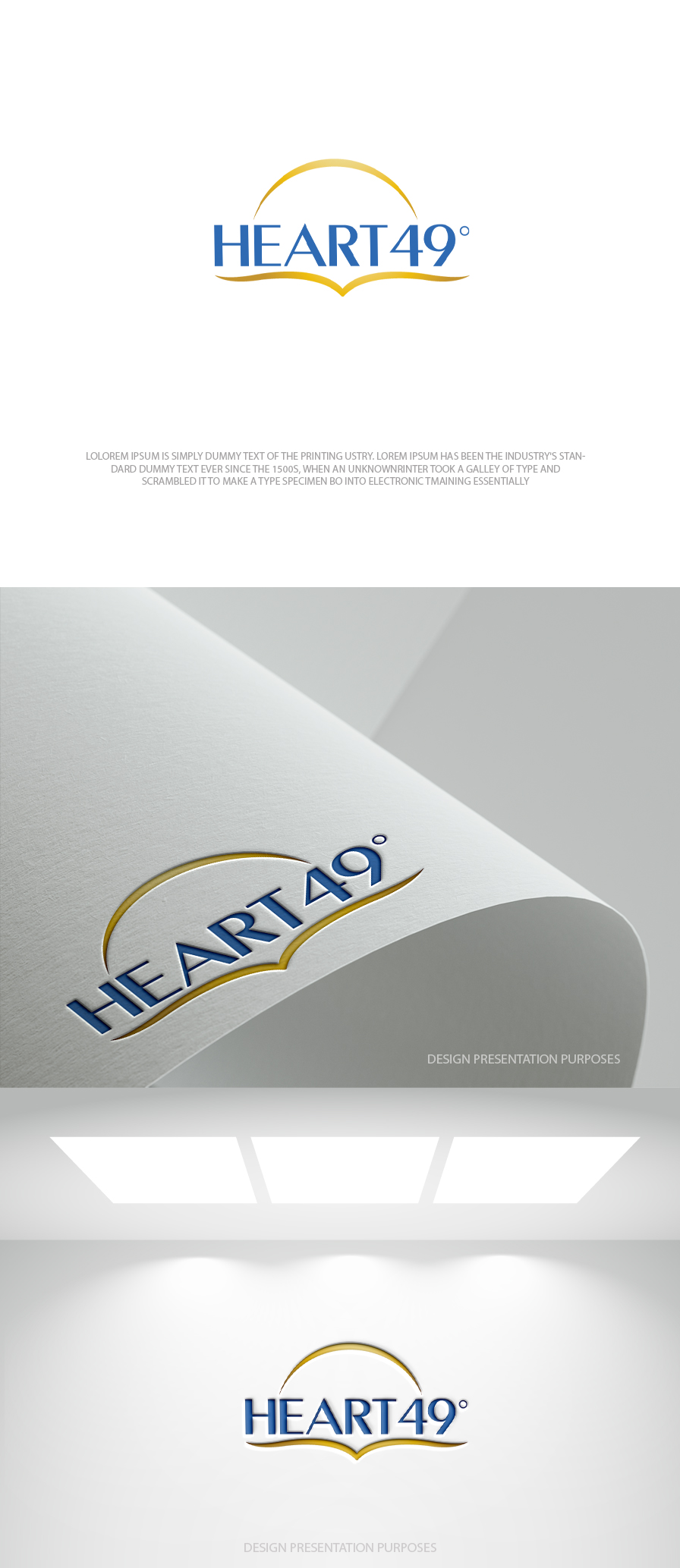 Logo Design by zebronicgraphic for heart49° | Design #37757872