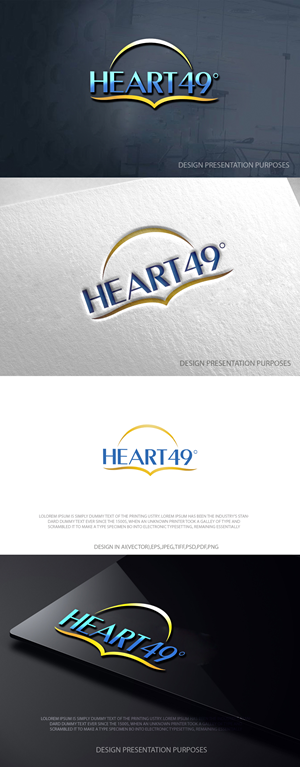 Logo Design by zebronicgraphic for heart49° | Design: #37757873