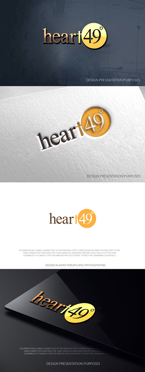 Logo Design by zebronicgraphic for heart49° | Design: #37757874