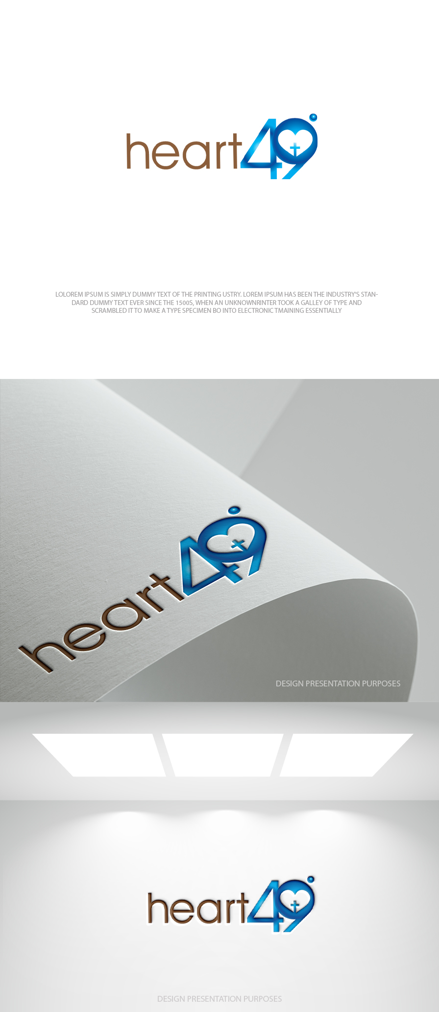 Logo Design by zebronicgraphic for heart49° | Design #37757929