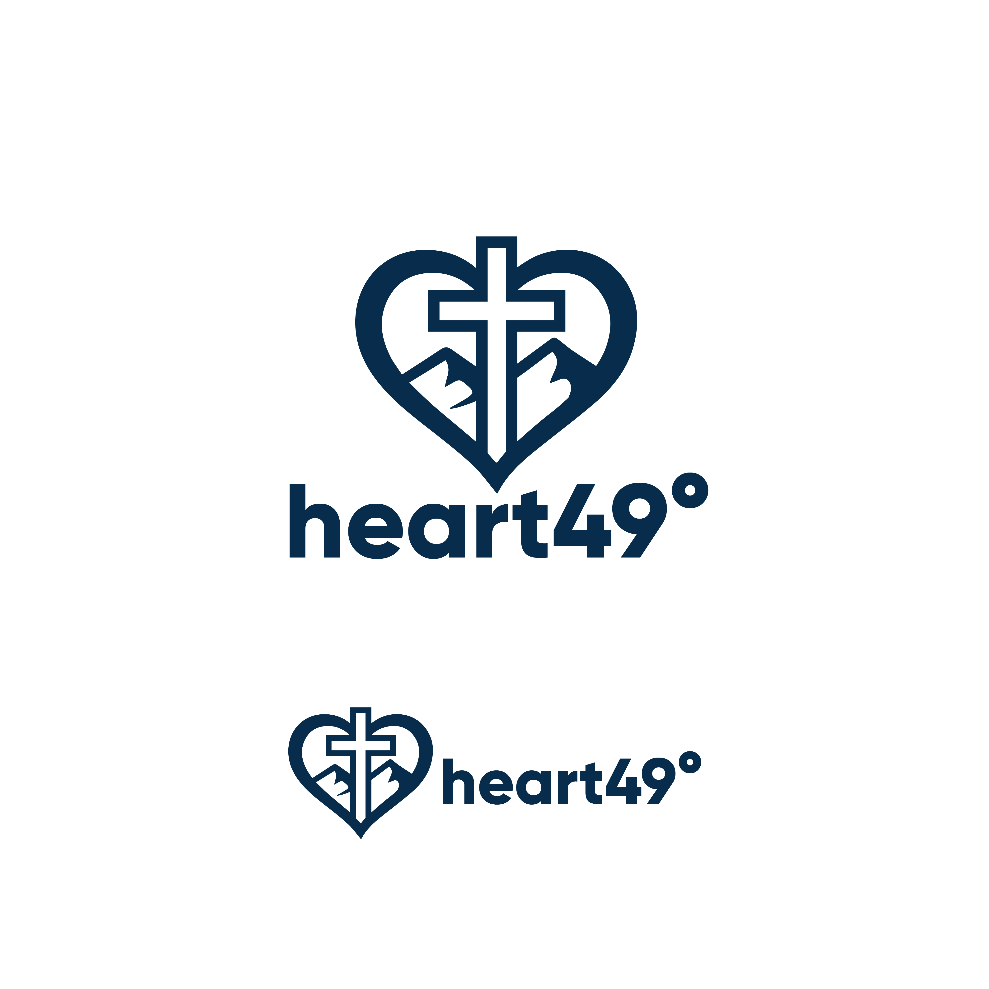 Logo Design by ares_h1 for heart49° | Design #37765127