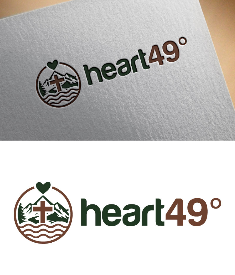 Logo Design by Betsey for heart49° | Design #37758427