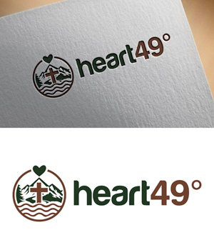 Logo Design by Betsey for heart49° | Design: #37758427