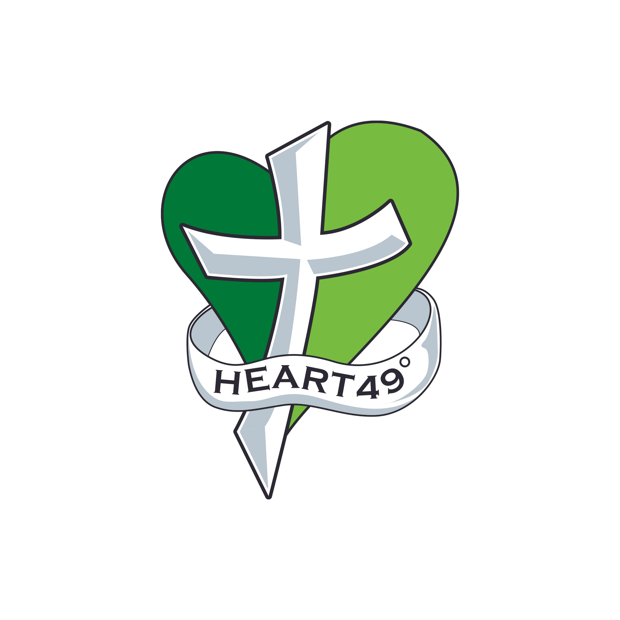 Logo Design by joneerror for heart49° | Design #37756877