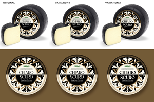Chiaro Scuro Goat cheese Label