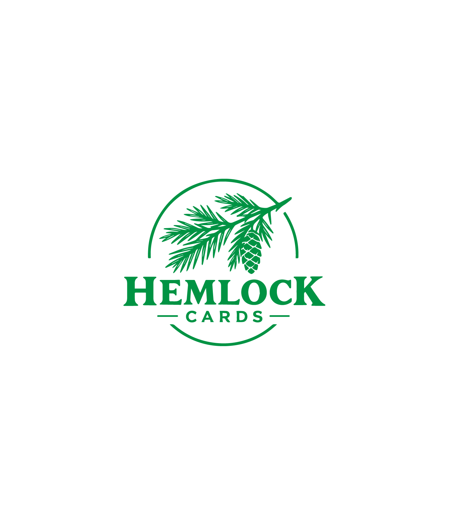 Logo Design by 24ksunny for Hemlock Cards | Design #37764720