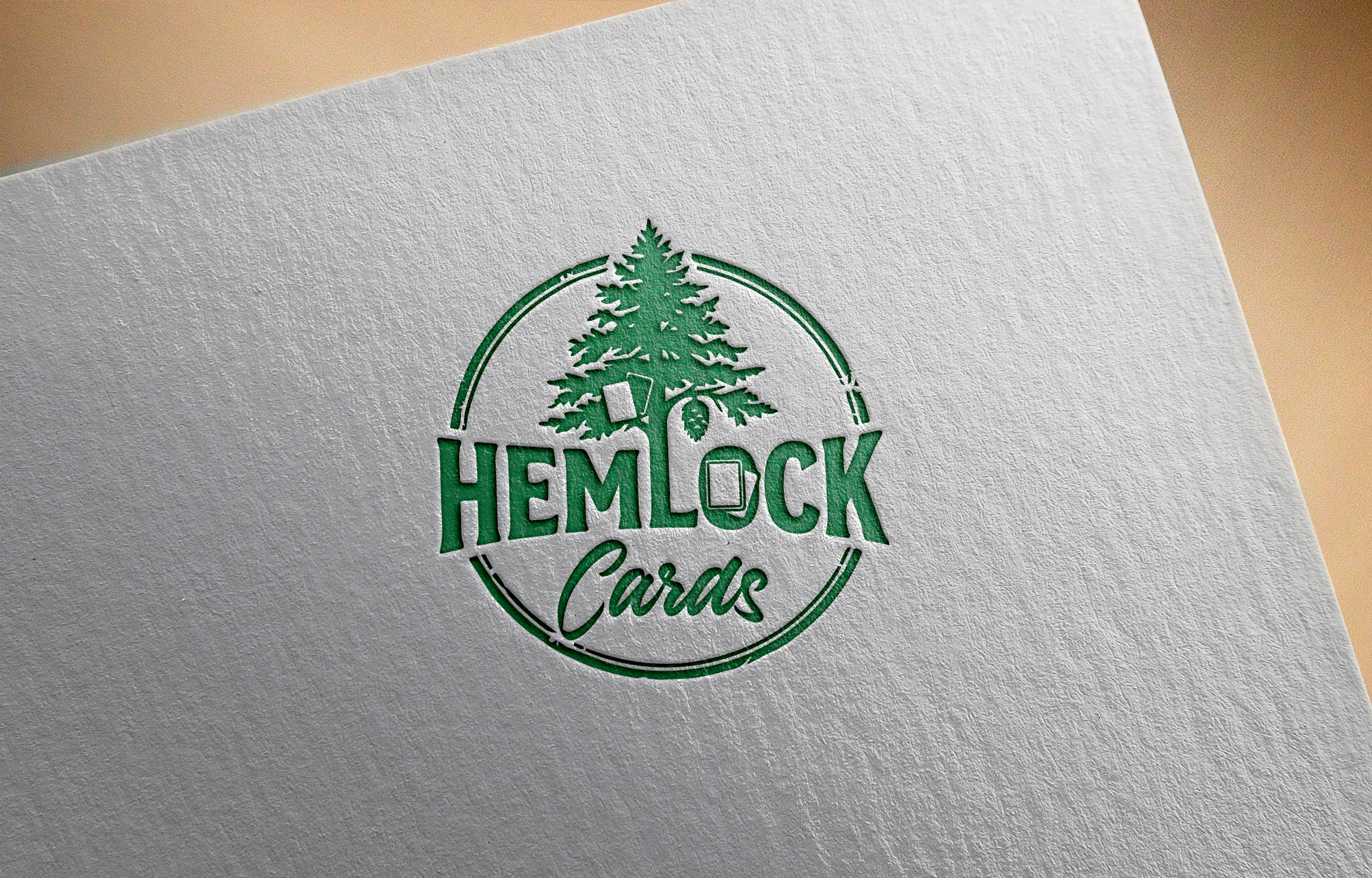 Logo Design by 24ksunny for Hemlock Cards | Design #37764722