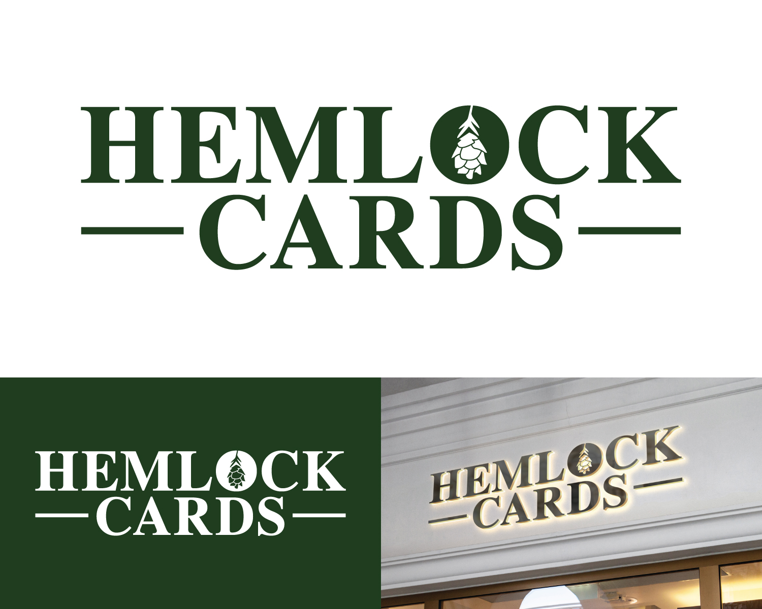 Logo Design by Box Graphic for Hemlock Cards | Design #37766270