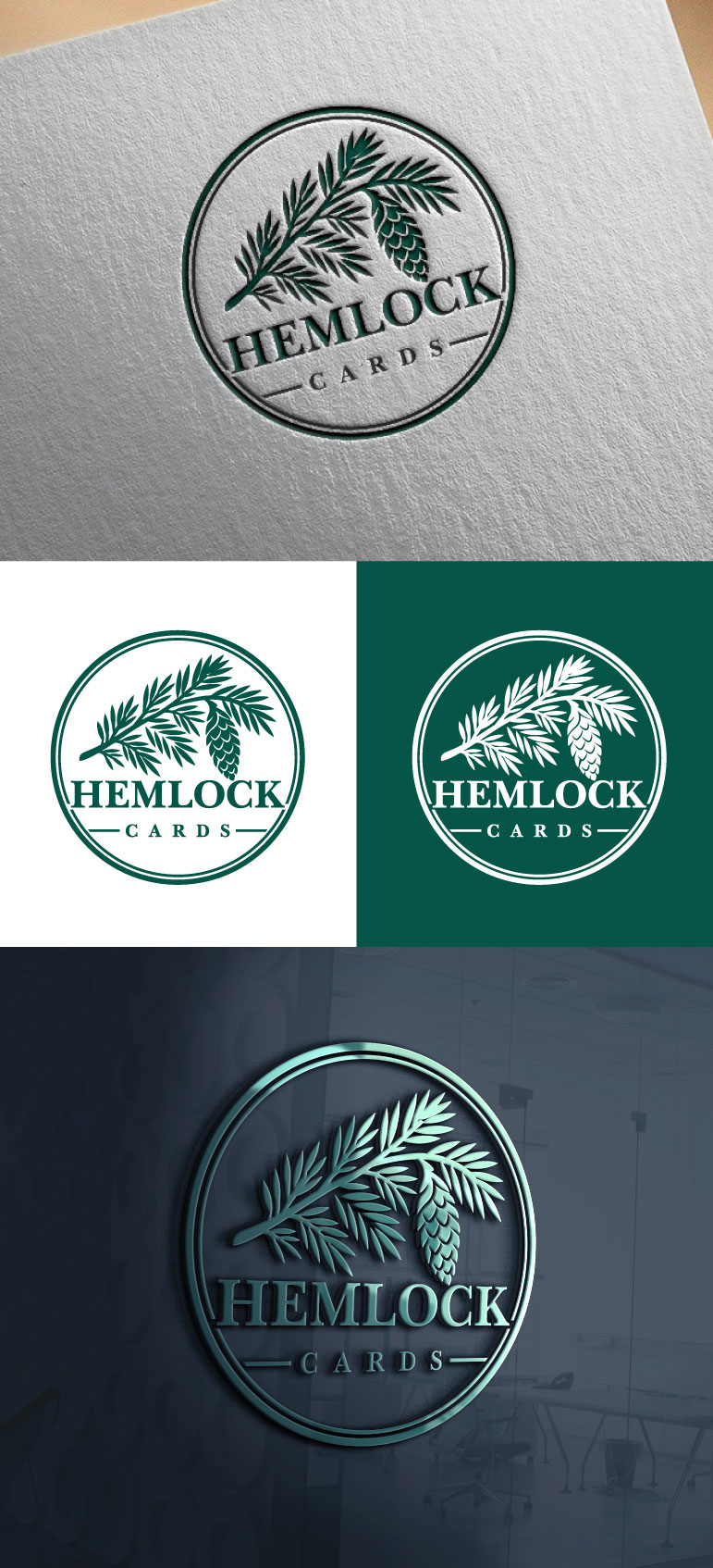 Logo Design by Tamim_iqbal for Hemlock Cards | Design #37772773