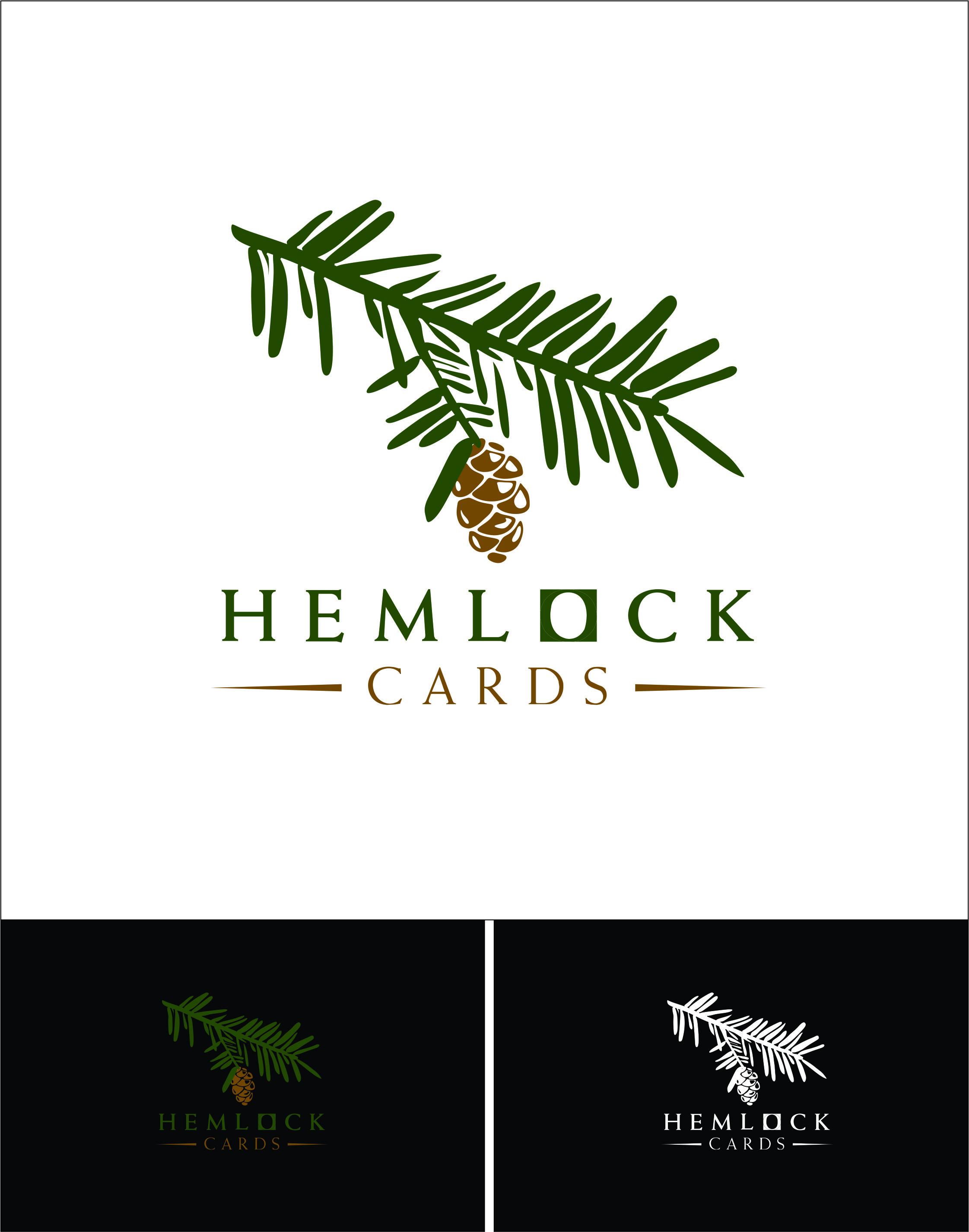 Logo Design by furme for Hemlock Cards | Design #37770803