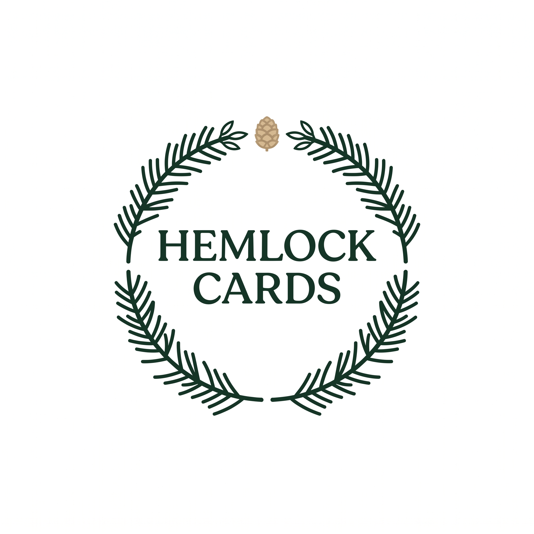Logo Design by Cinthya for Hemlock Cards | Design #37766040
