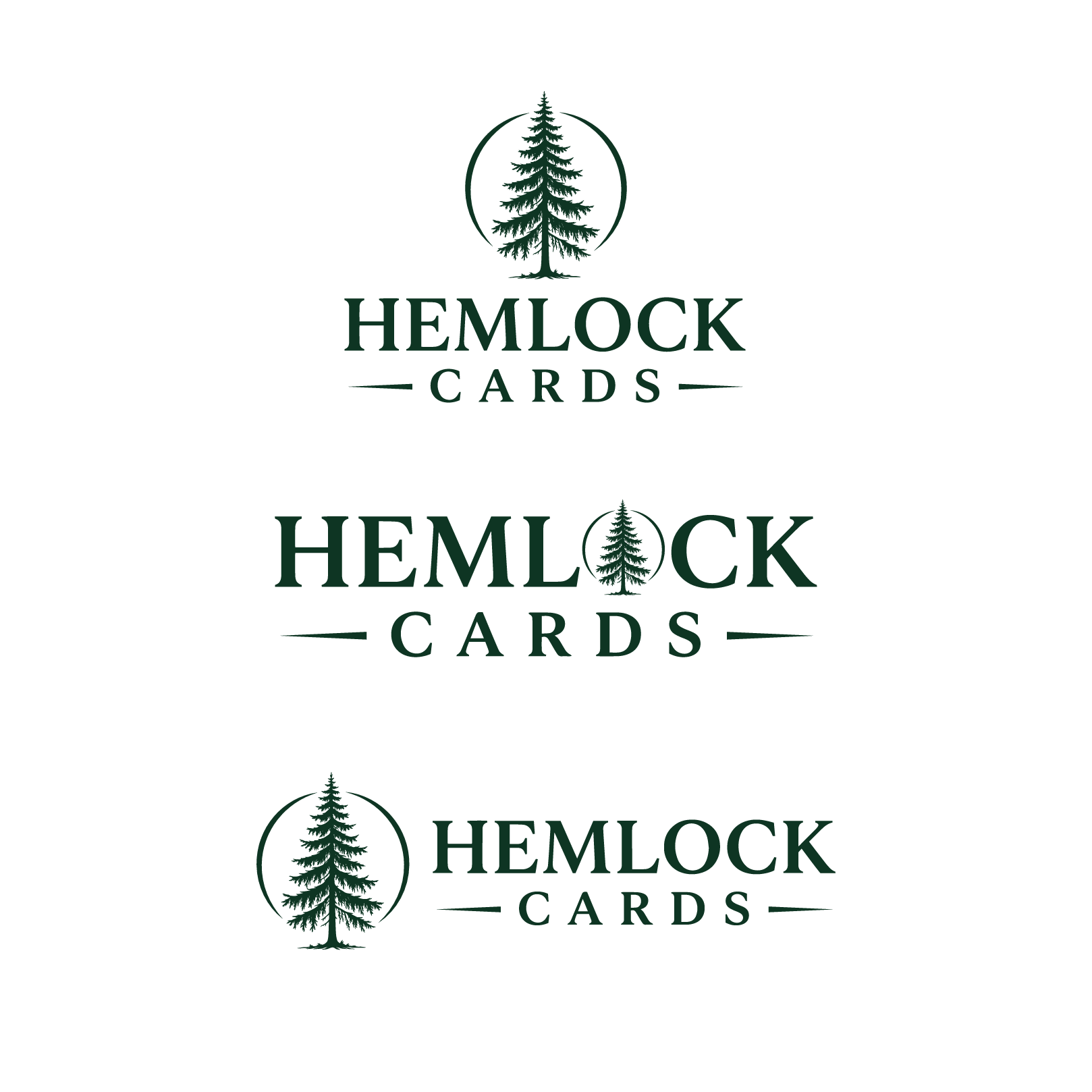 Logo Design by Blesign for Hemlock Cards | Design #37767692